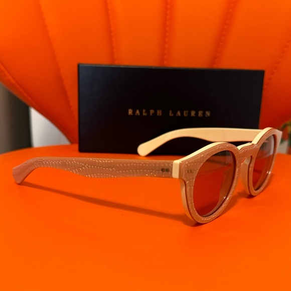 RALPH LAUREN Pink Crocodile Sunglasses - Picture 4 of 6